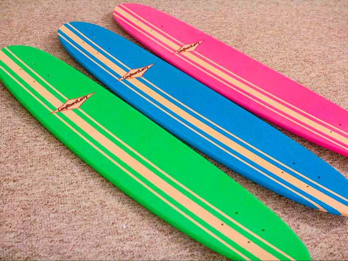 Custom Tiny Daner decks in 3 colors